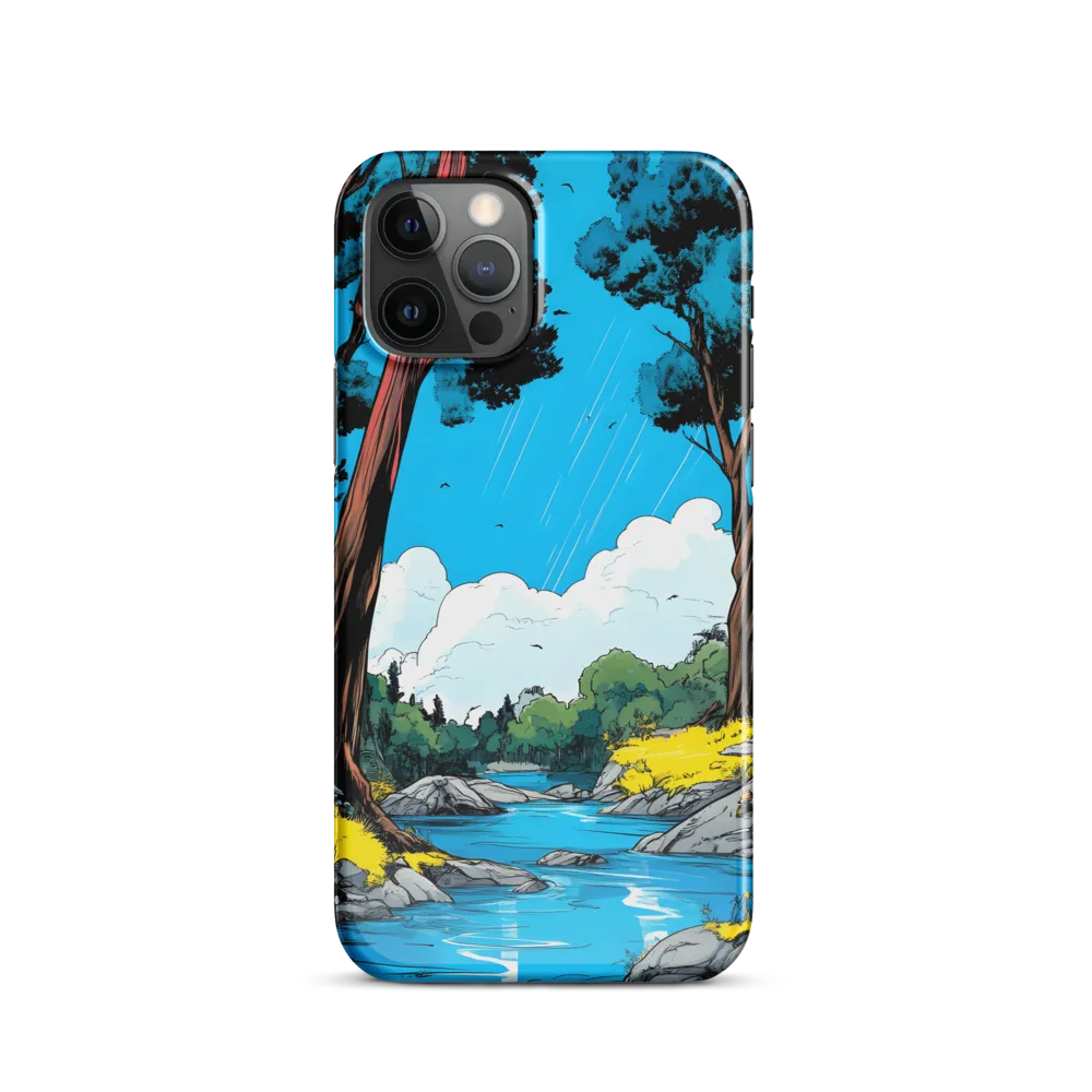 Tranquil River in a Comic Landscape