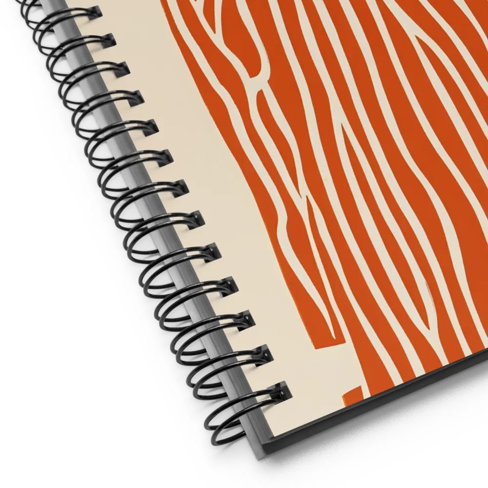 Abstract Elegance | Spiral Notebook