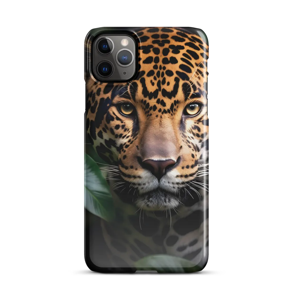 The Intensity of Nature: A Jaguar’s Gaze | Phone Case |  11 Pro Max | Snap Case | Glossy