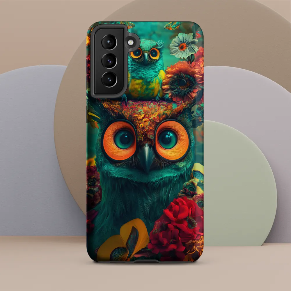 Majestic Harmony: The Floral Owl