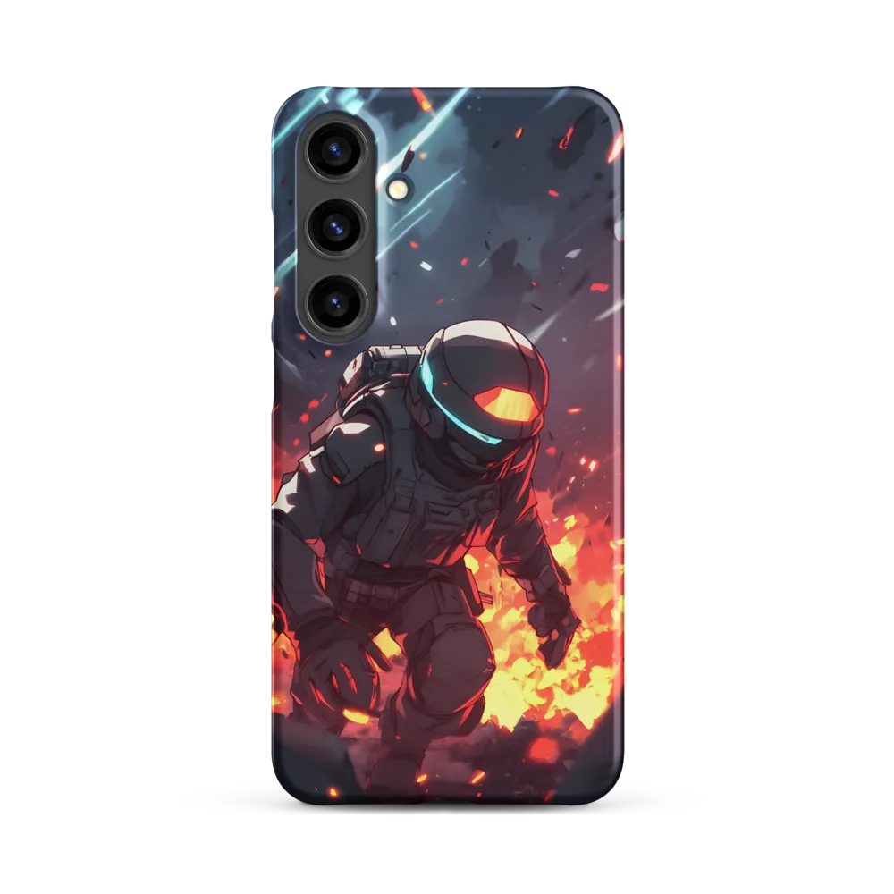 Astronaut Amidst Chaos