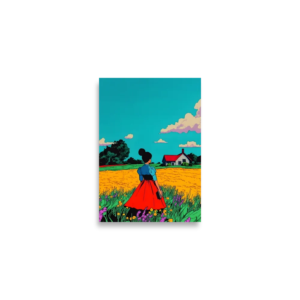 Whispers of a Sunlit Meadow | Poster | A2 (16.5″×23.3″)