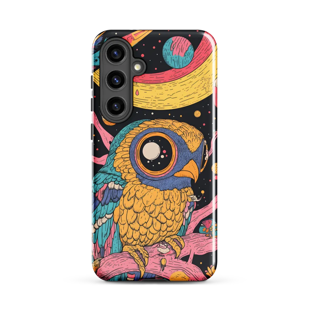 Whimsical Cosmic Owl | Phone Case |  S24 Plus | Tough Case | Glossy