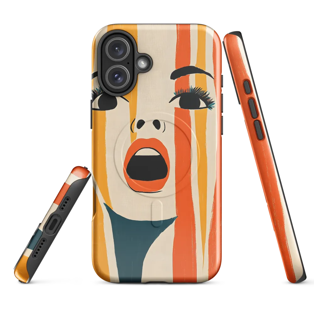 Vivid Expression | Phone Case |  16 Plus | MagSafe® Tough Case | Glossy