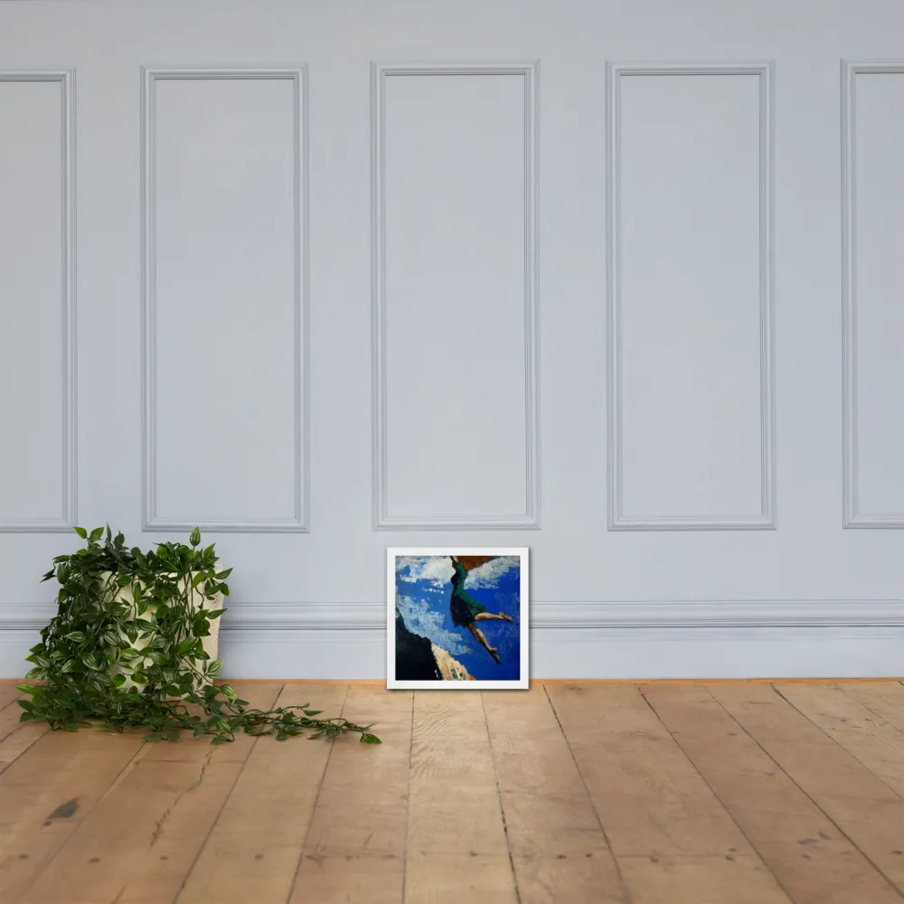 Boundless Ascent | Poster with White Frame | 12″×12″