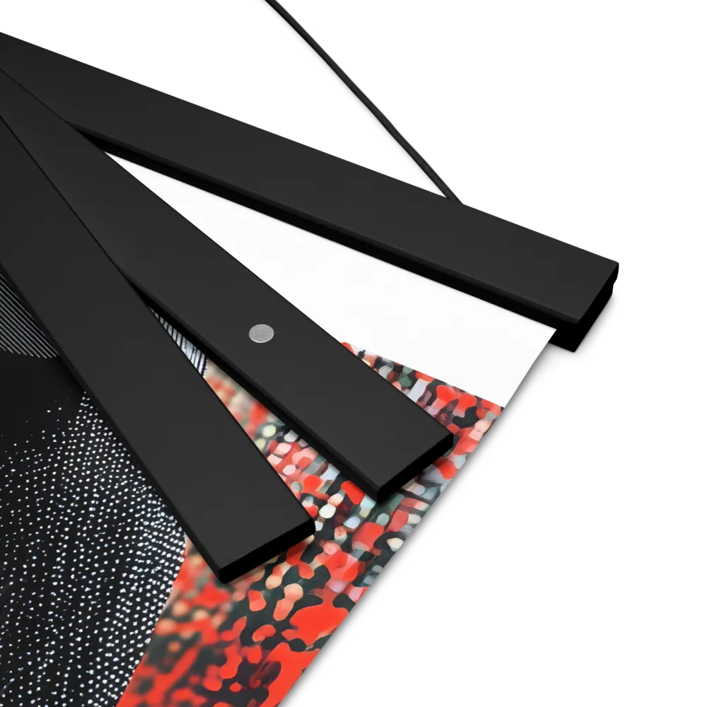 Veil of Modernity | Poster With Black Wood Hanger | 8″×10″
