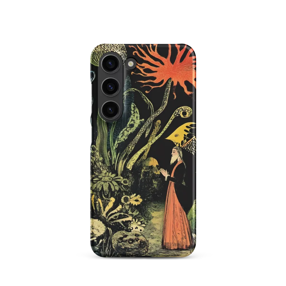 Enchanted Encounter in a Fantastical Garden | Phone Case |  S23 | Snap Case | Matte