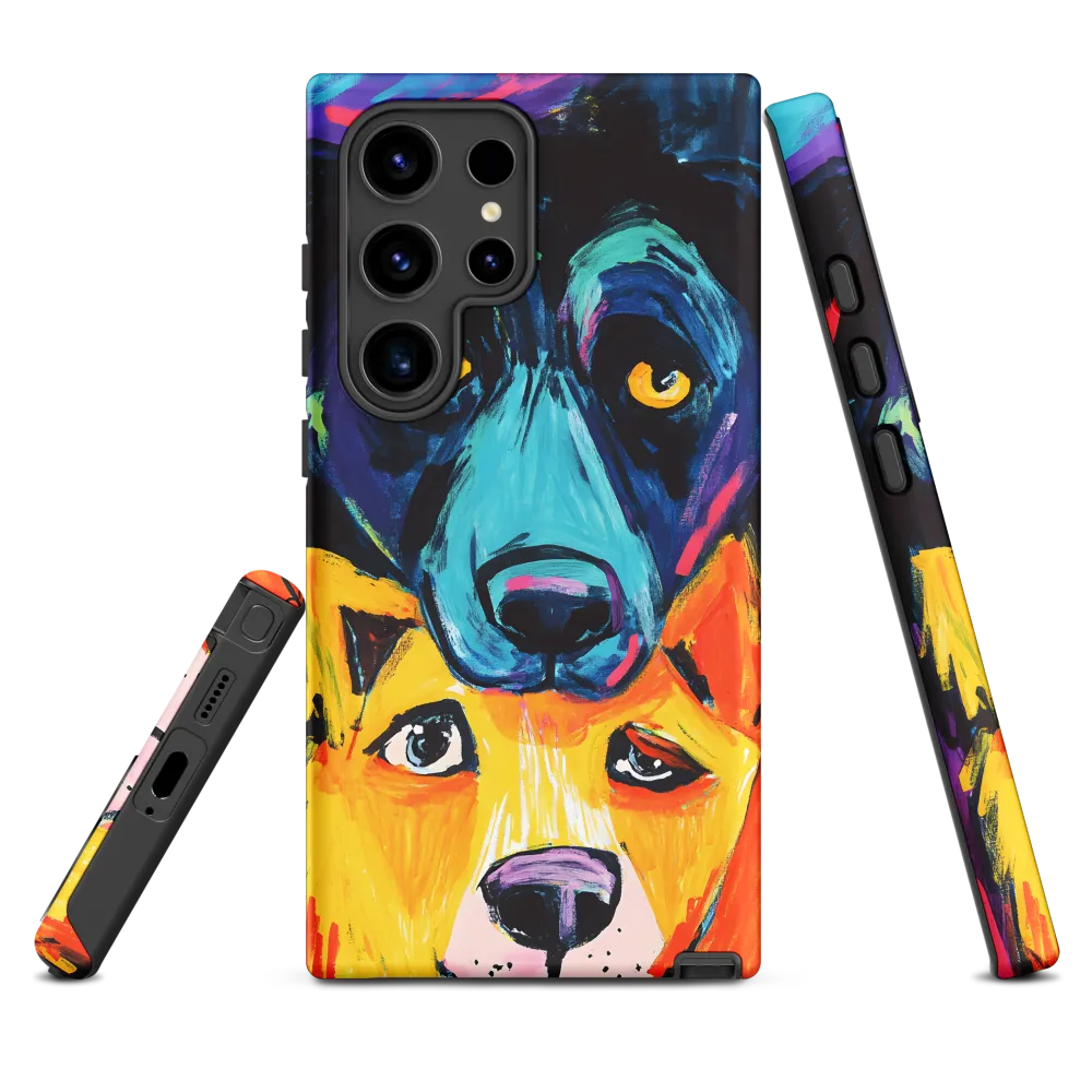 Vibrant Companions: An Expression of Canine Spirit