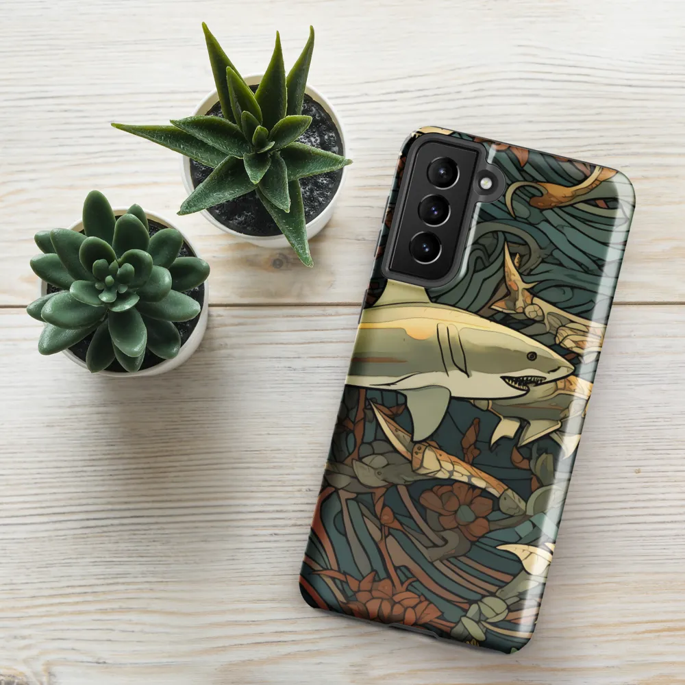 Dynamic Harmony of Sharks and Flora
