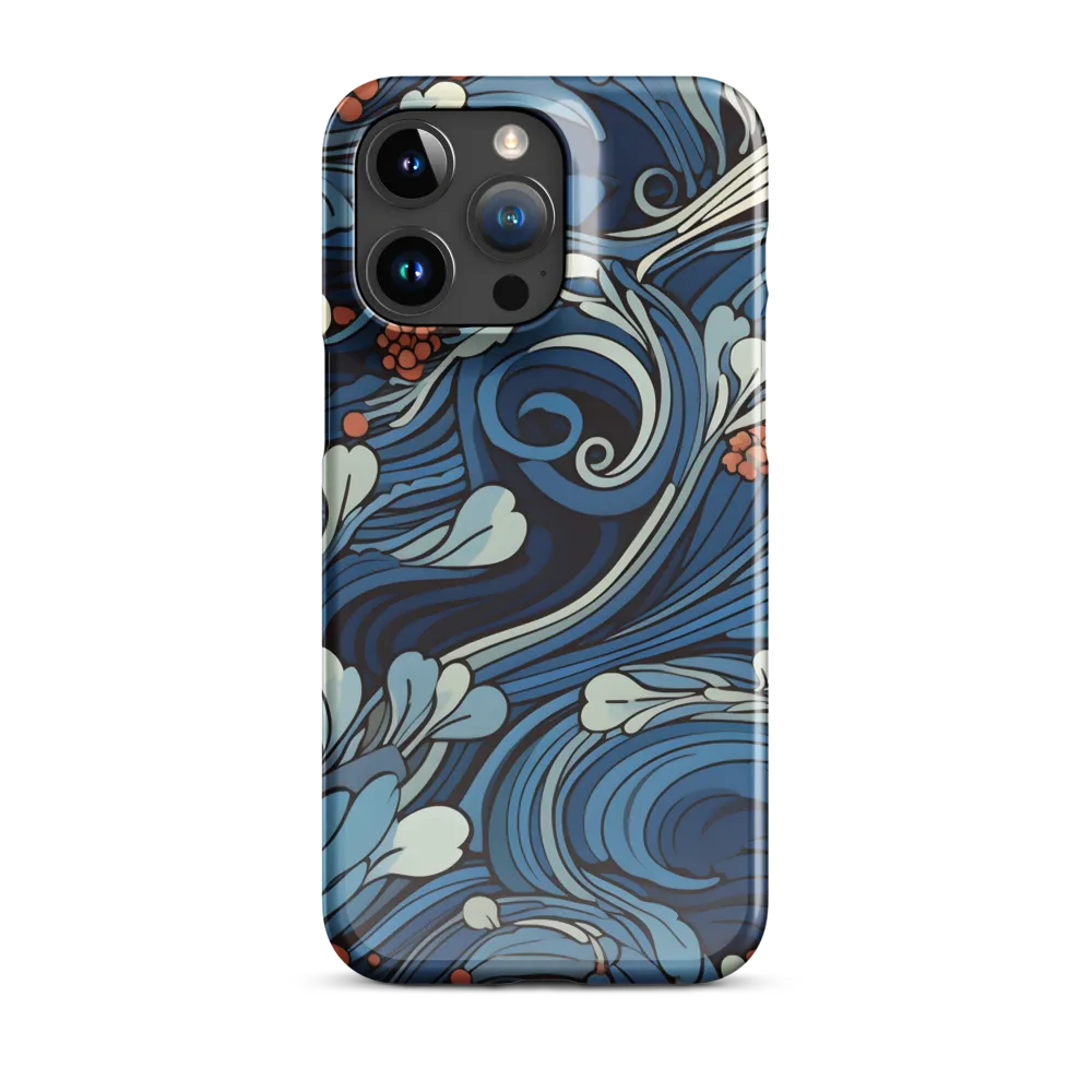 Nature's Elegance: An Oceanic Tapestry | Phone Case |  15 Pro Max | Snap Case | Glossy