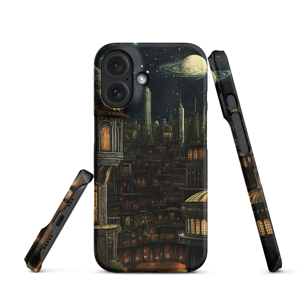 Celestial Enigma: A Surreal Cityscape