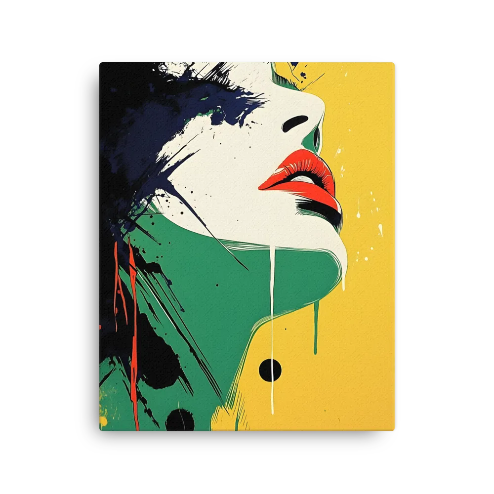 Bold Reflections: A Pop Art Portrait | Thin Canvas | 16″×20″