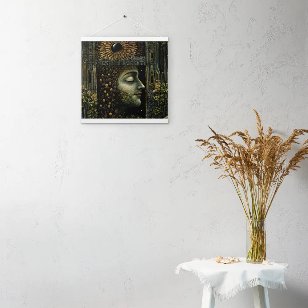 Nature’s Embrace: The Infinite Connection | Poster With White Wood Hanger | 16″×16″
