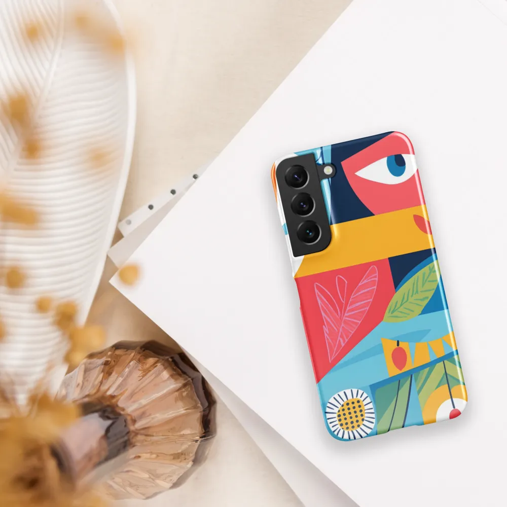 Vibrant Geometric Visage