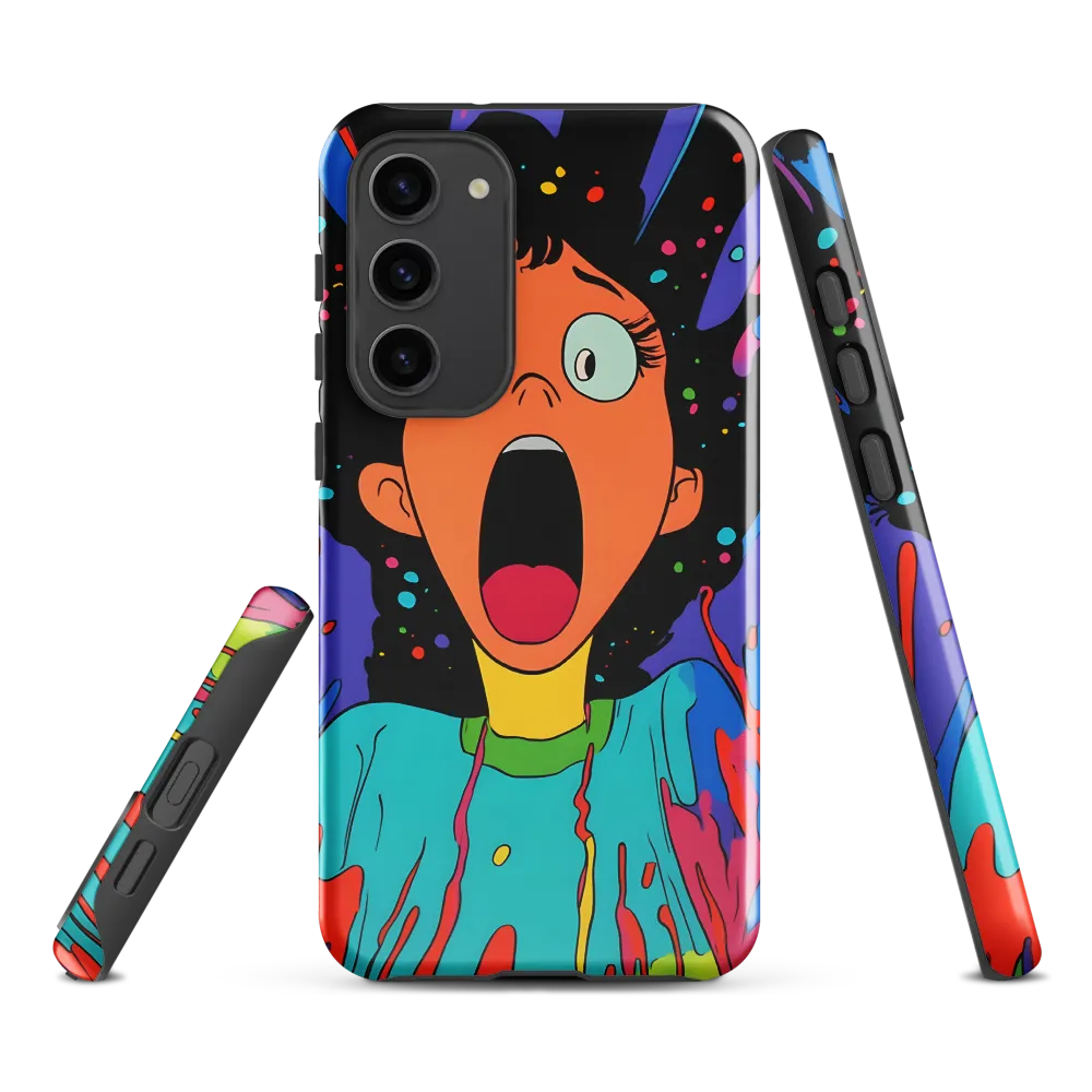 Eruption of Emotion | Phone Case |  S23 Plus | Tough Case | Glossy