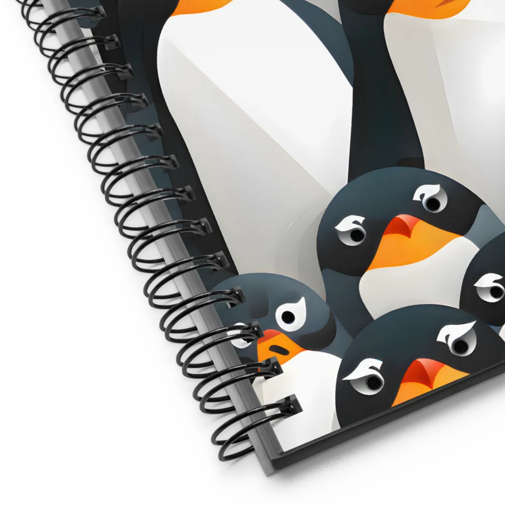 Playful Penguins: A Whimsical Collection | Spiral Notebook