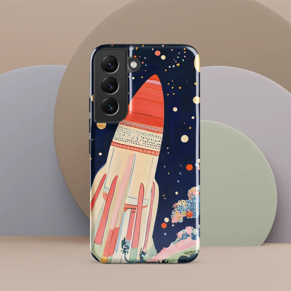 Cosmic Dreams: The Rocket's Journey