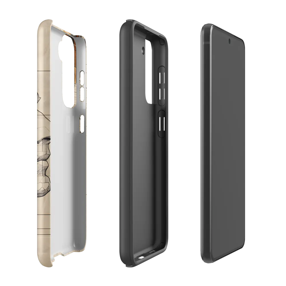 Geometric Reverie | Phone Case |  S21 FE | Tough Case | Matte