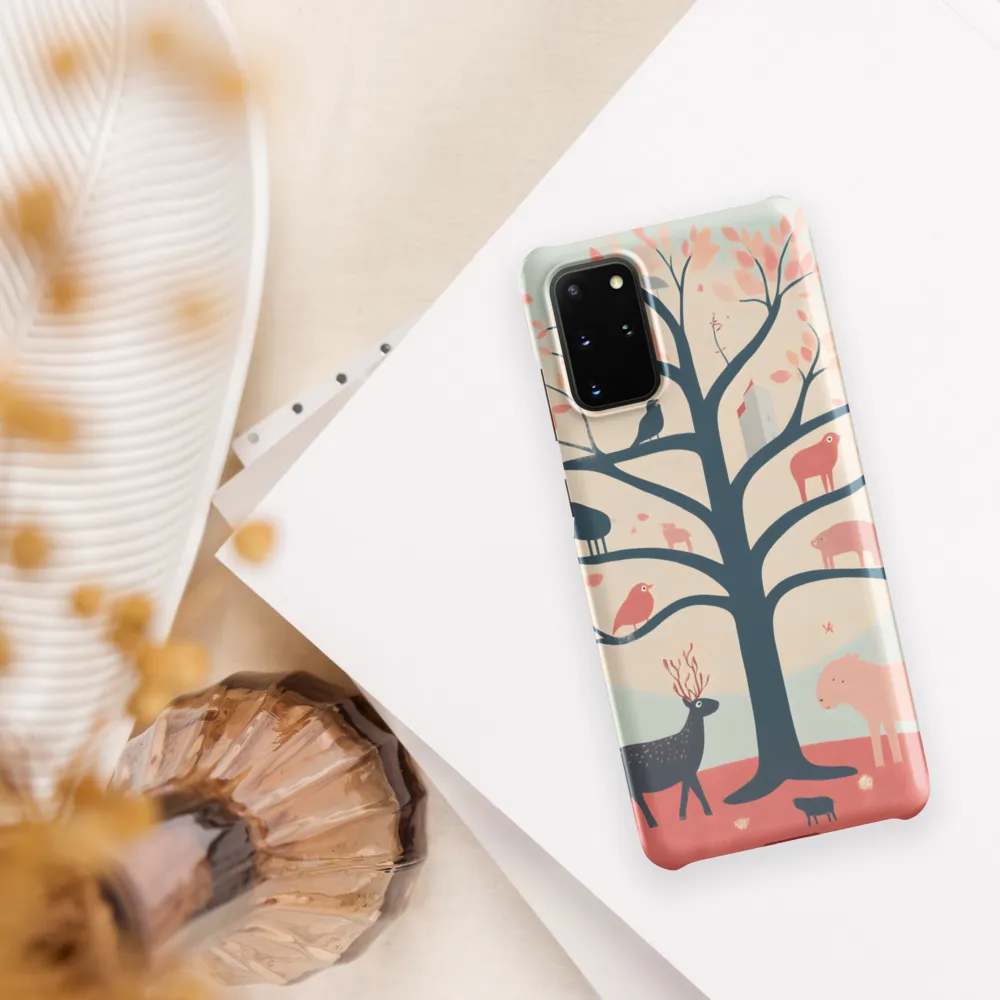 Whimsical Tree with Playful Creatures
