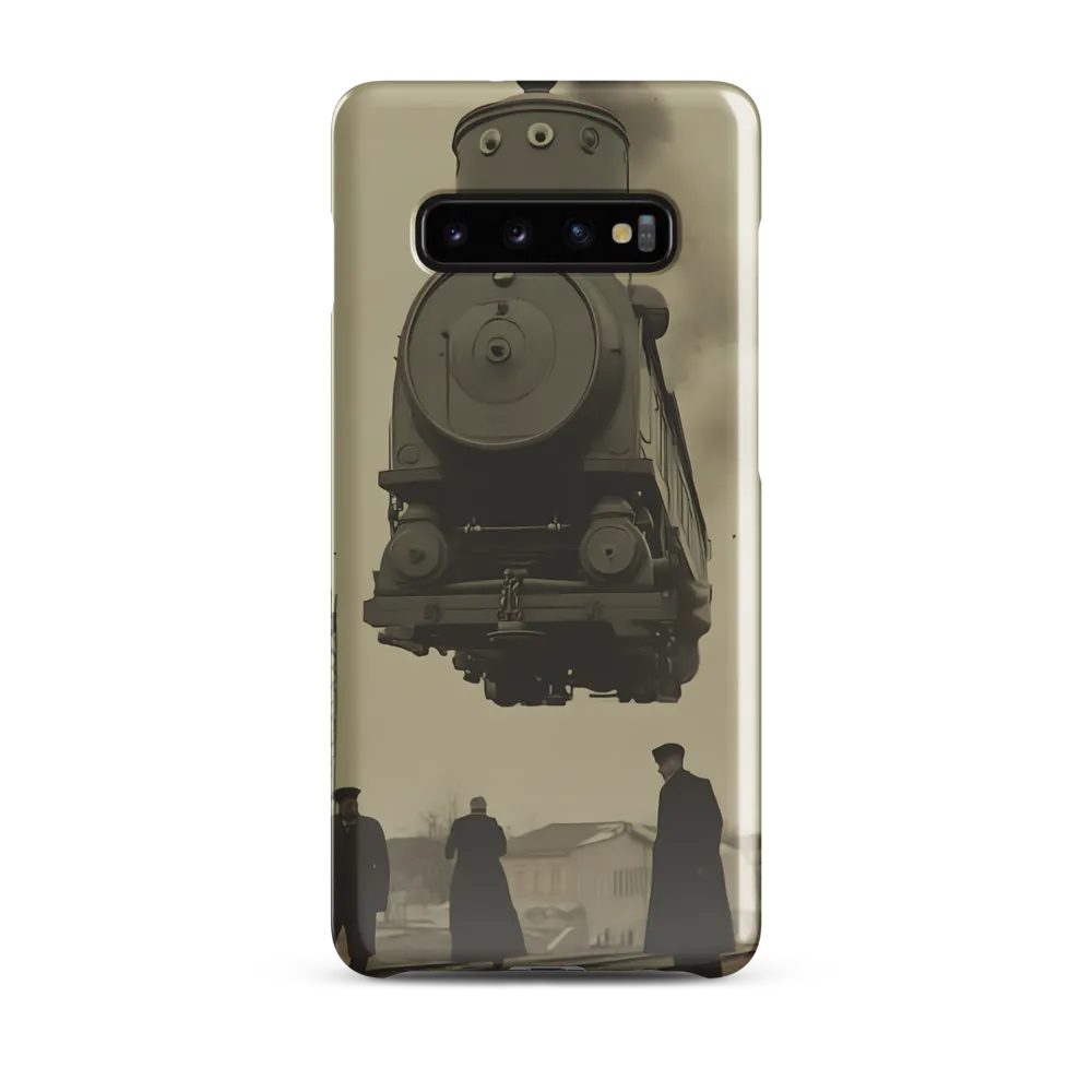 Suspended Reality: The Hovering Locomotive | Phone Case |  S10 Plus | Snap Case | Glossy