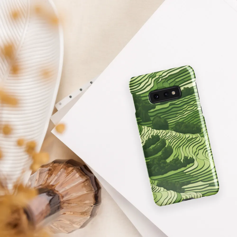 Waves of Green: An Abstract Landscape