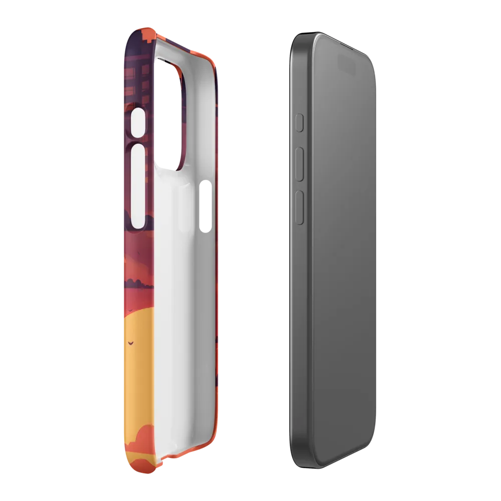 Urban Dusk: A Symphony of Cityscapes | Phone Case |  15 Pro | Snap Case | Matte