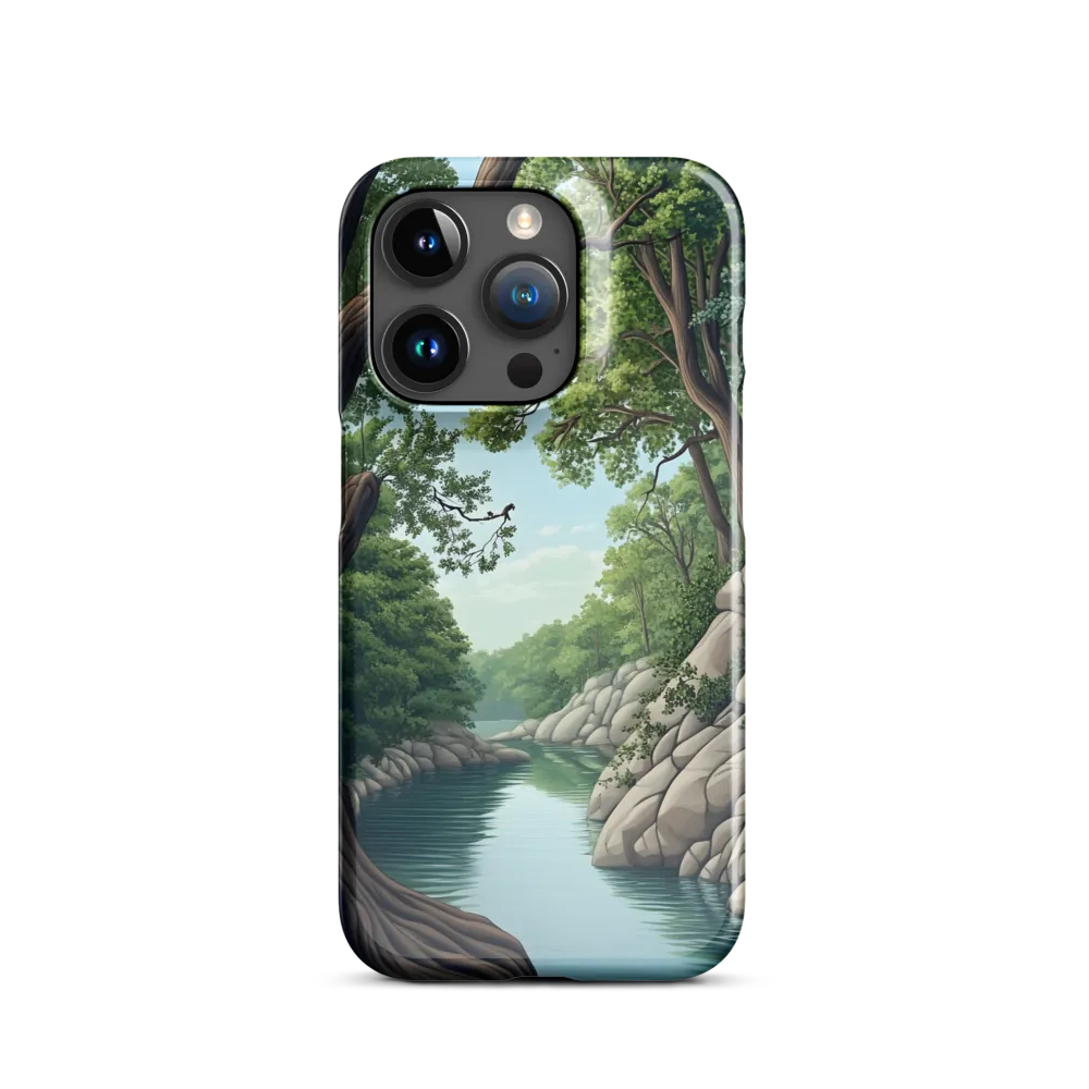 Tranquil Reflections: A Serene River Landscape
