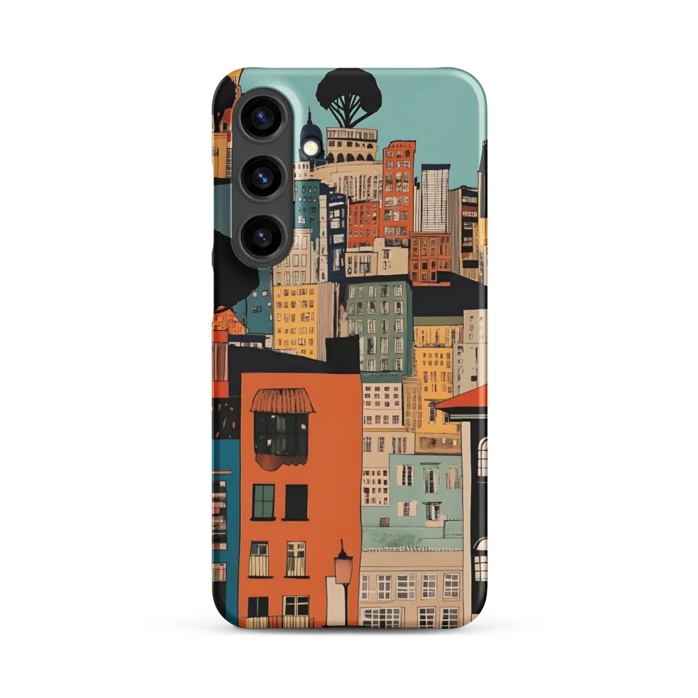 Urban Fusion: A Colorful Cityscape