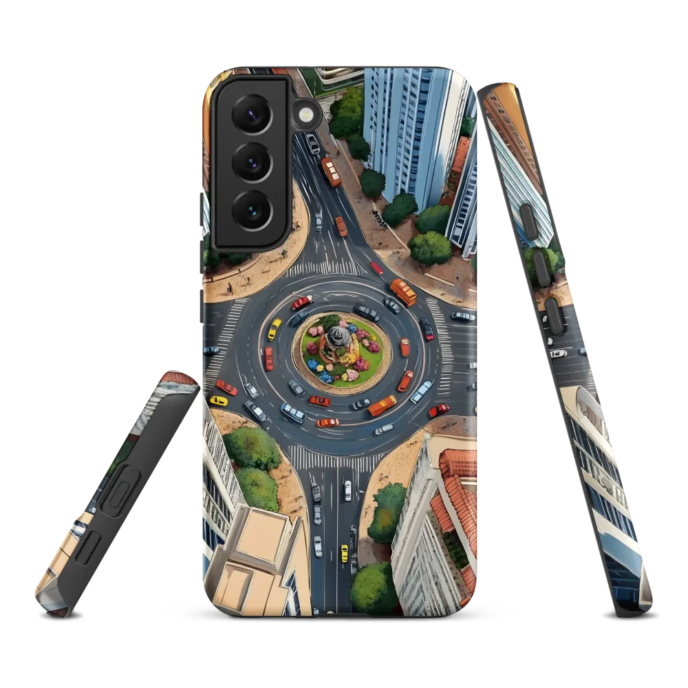 Urban Symphony: Aerial Vision of City Life