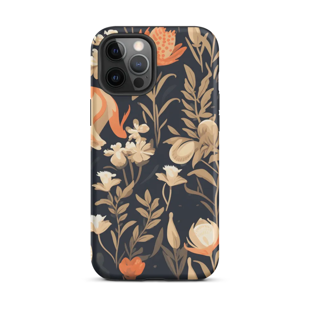 Floral Harmony: A Dance in the Dark