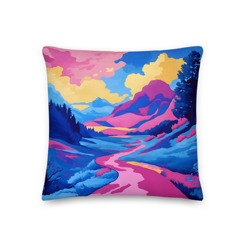 Dreamscape: The Serene River | Pillow | 18″×18″