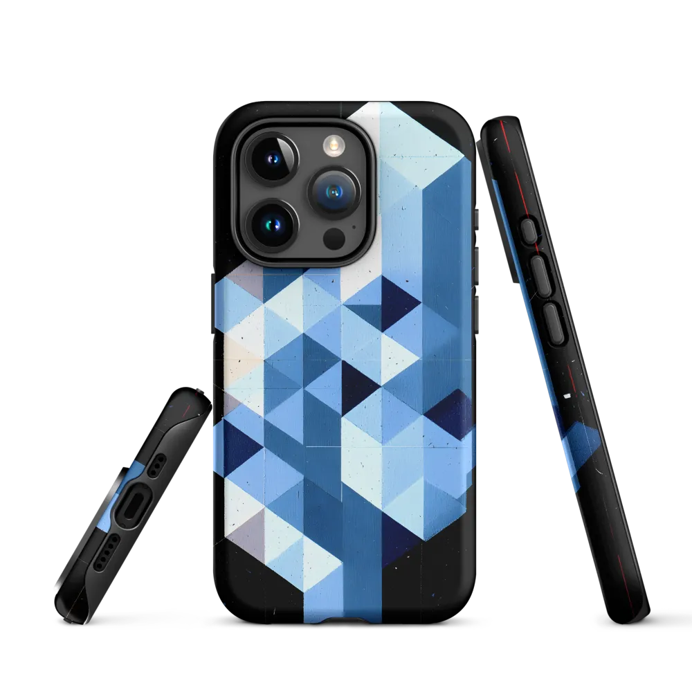 Blueprint of Depth | Phone Case |  15 Pro | Tough Case | Matte