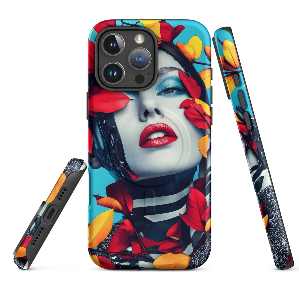 Futuristic Fusion: Nature Meets Technology | Phone Case |  16 Pro Max | MagSafe® Tough Case | Matte