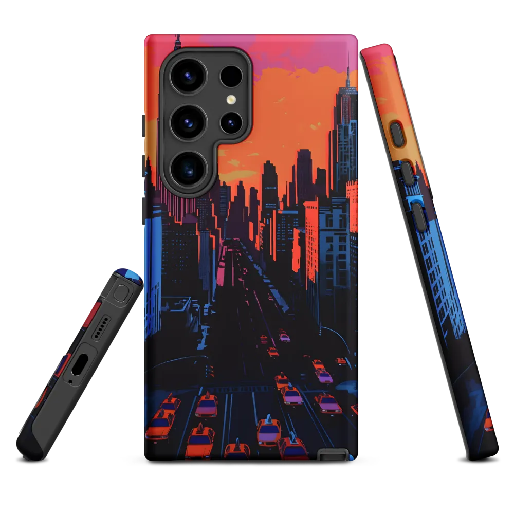 Sunset Over Skyscrapers