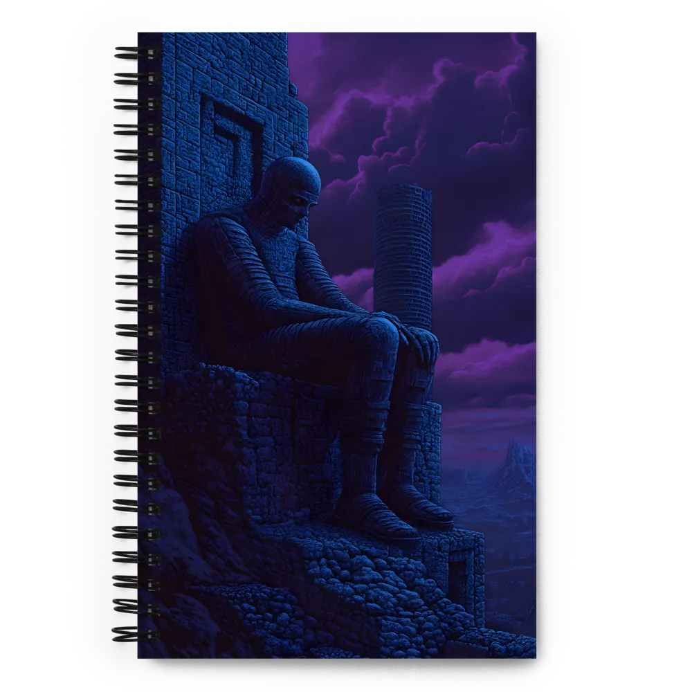 The Watcher of Solitude | Spiral Notebook