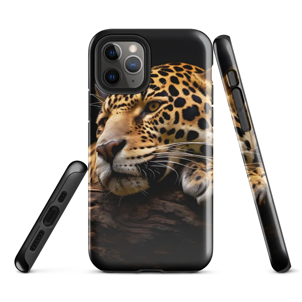Tranquil Majesty: The Resting Leopard