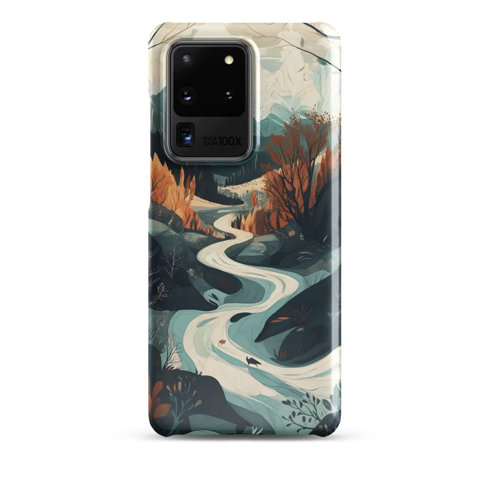 Winding Serenity: A Digital Landscape