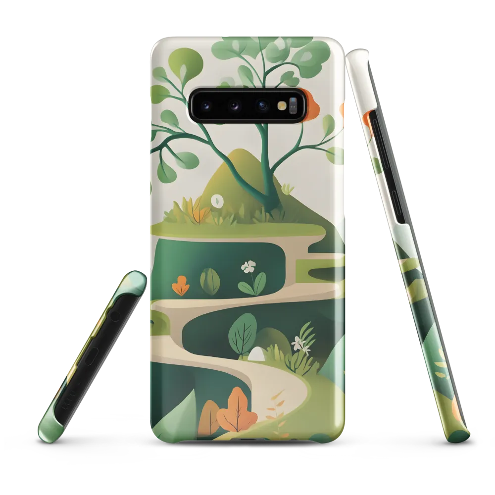 Whimsical Greenery | Phone Case |  S10 Plus | Snap Case | Glossy