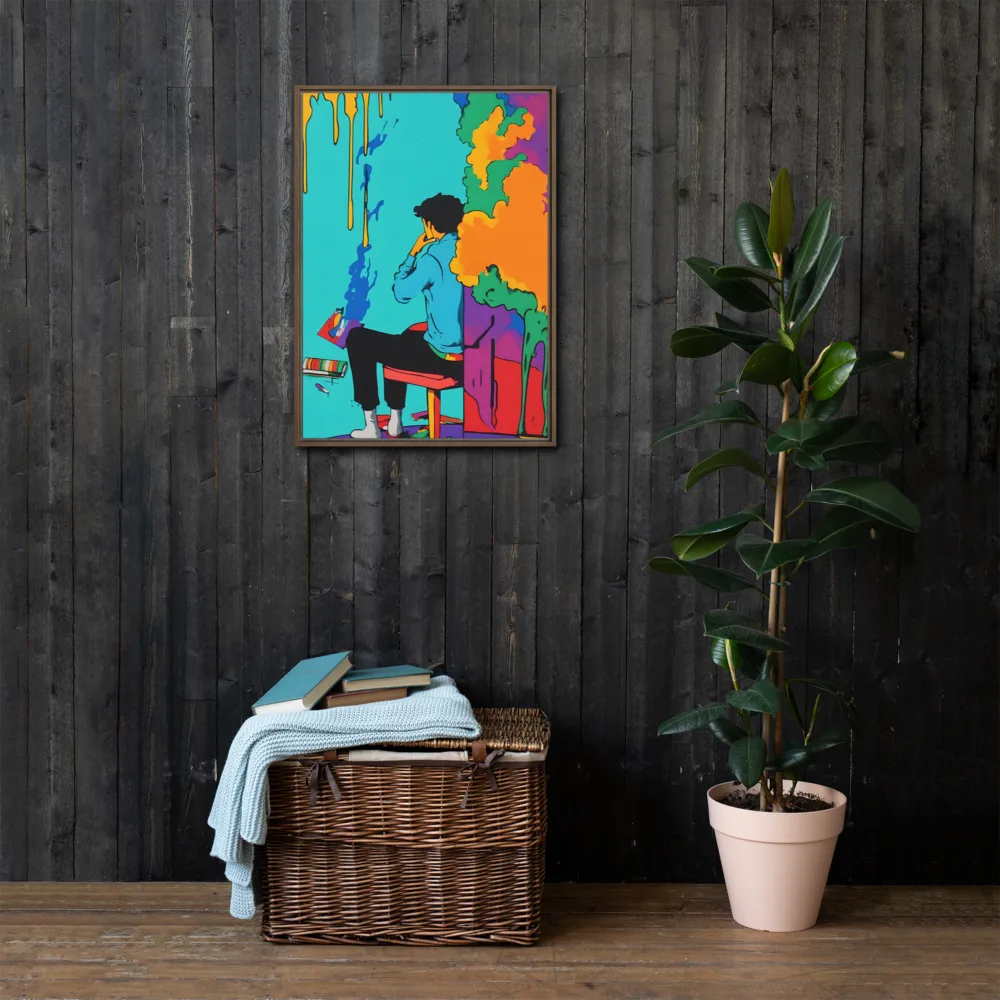 The Artist Within | Canvas with Brown Frame | 20″×28″