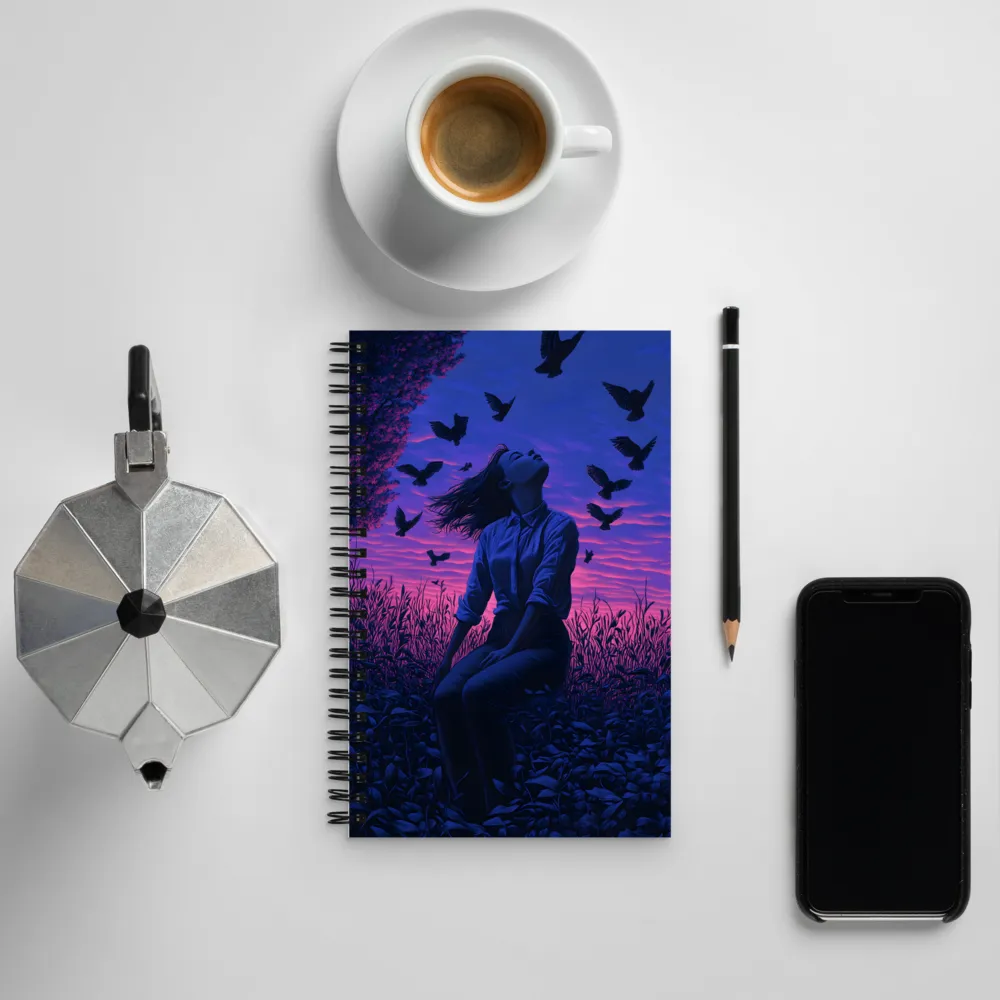 Awakening in Twilight | Spiral Notebook