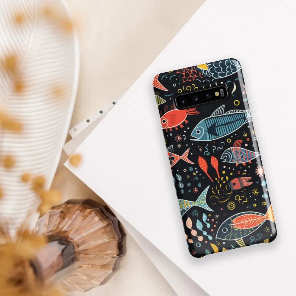 Whimsical Underwater Dance | Phone Case |  S10 Plus | Snap Case | Glossy