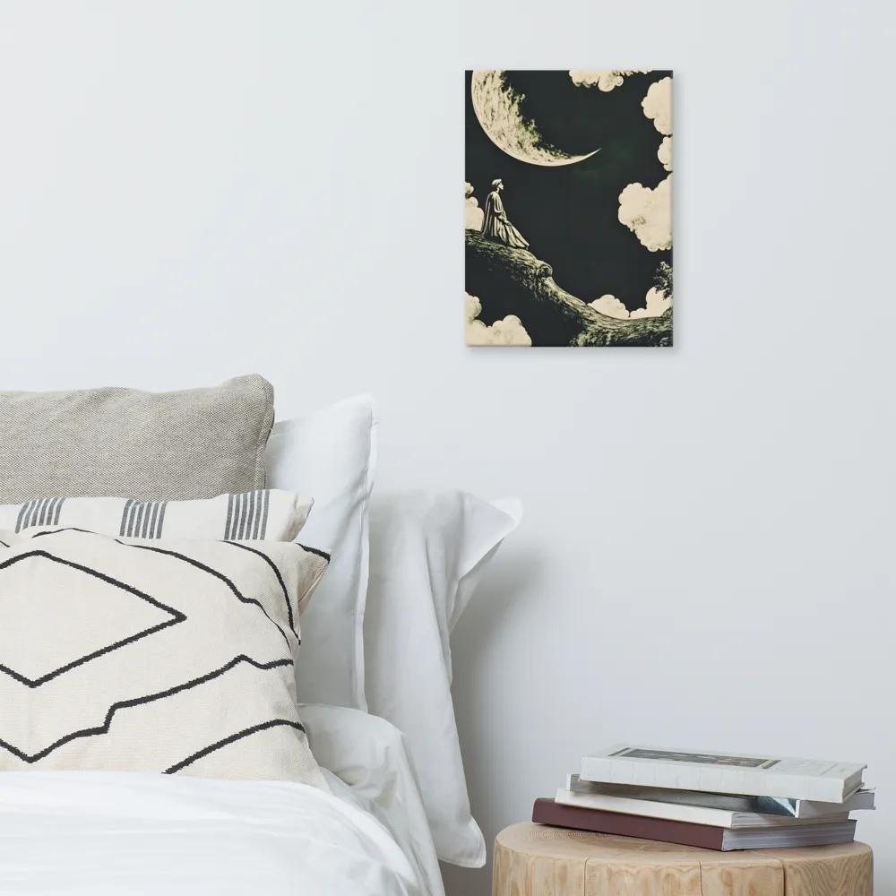 Whispers of the Moon | Canvas | 12″×16″