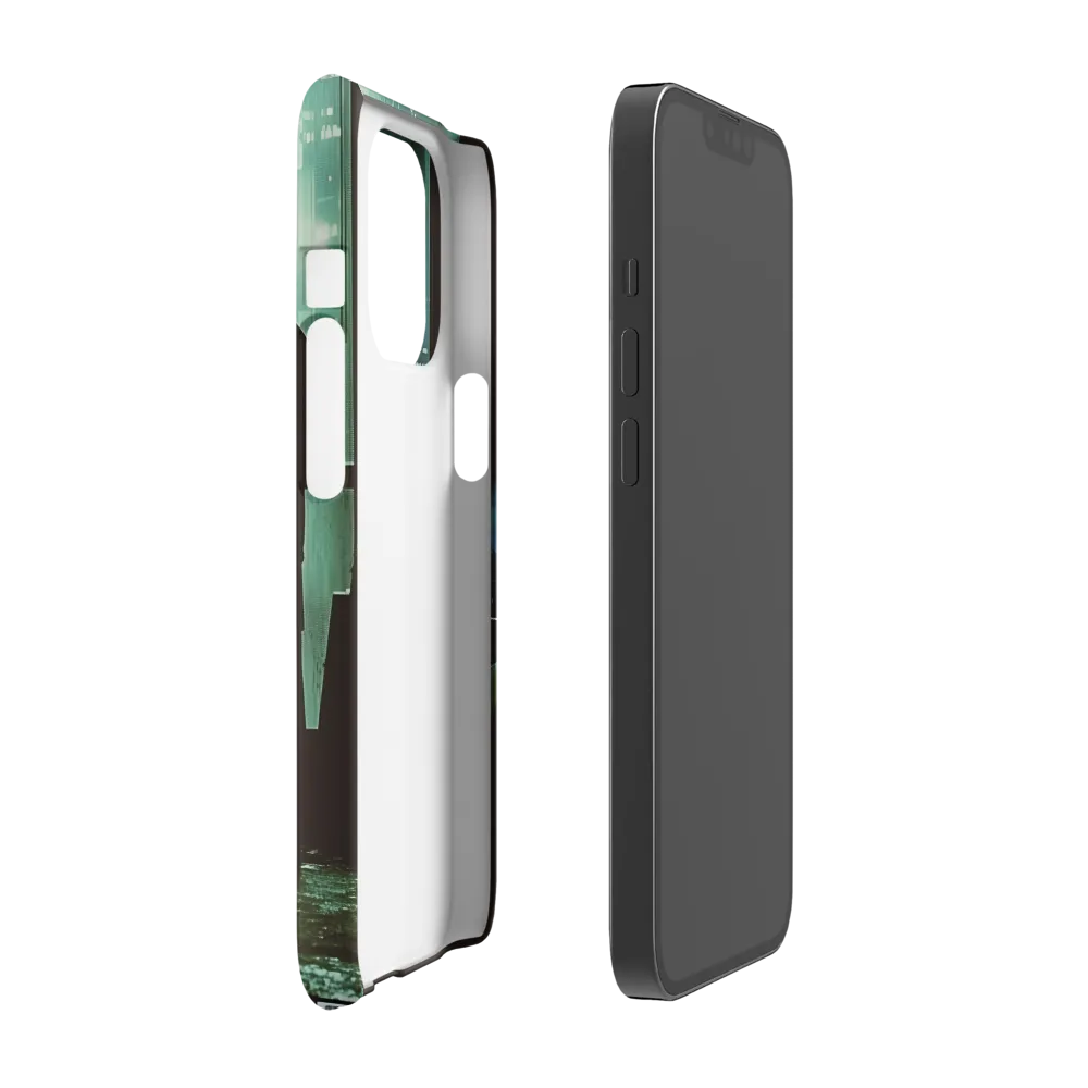 Silent Contemplation in a Futuristic Dystopia | Phone Case |  13 Pro | Snap Case | Matte