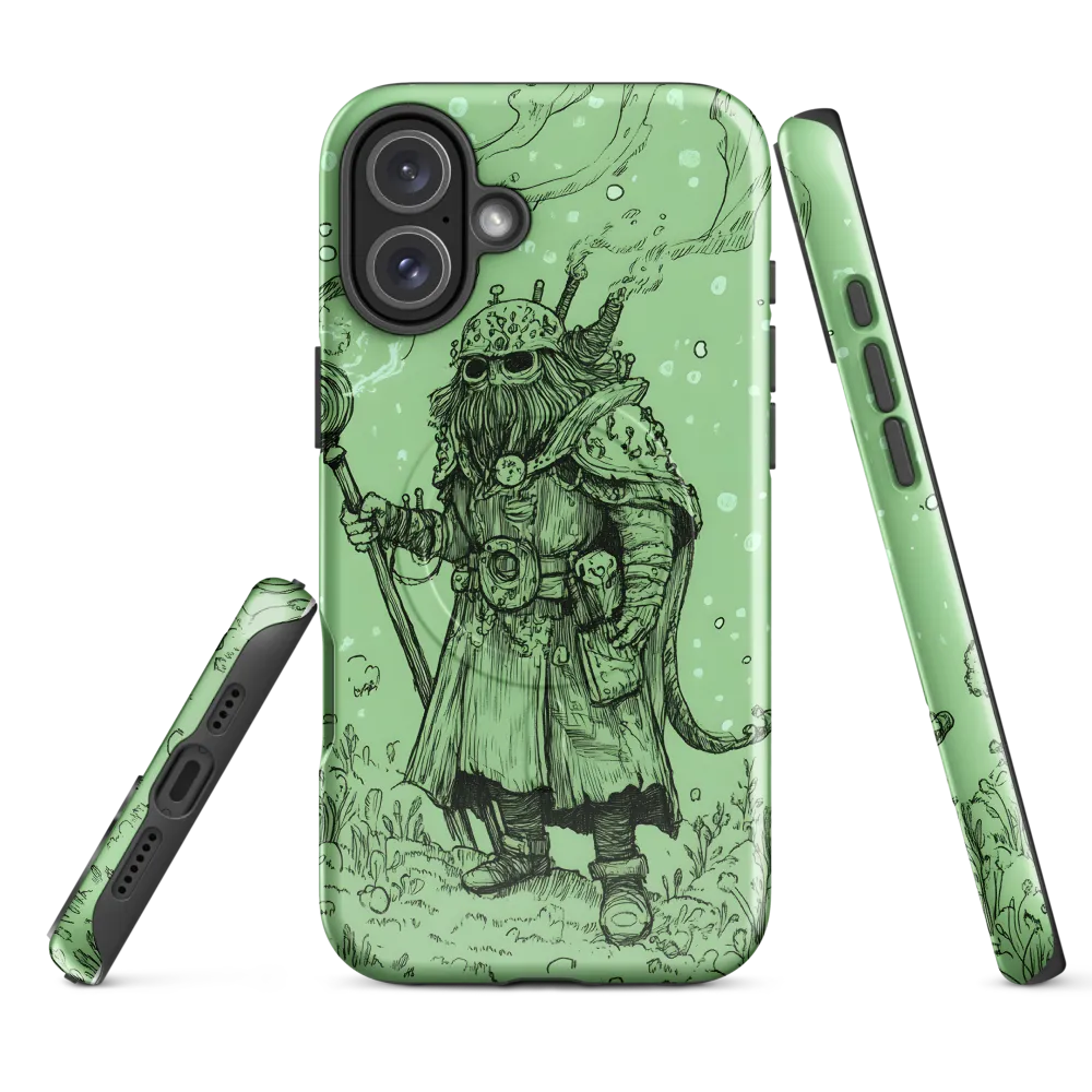 The Enigmatic Wizard | Phone Case |  16 Plus | MagSafe® Tough Case | Glossy