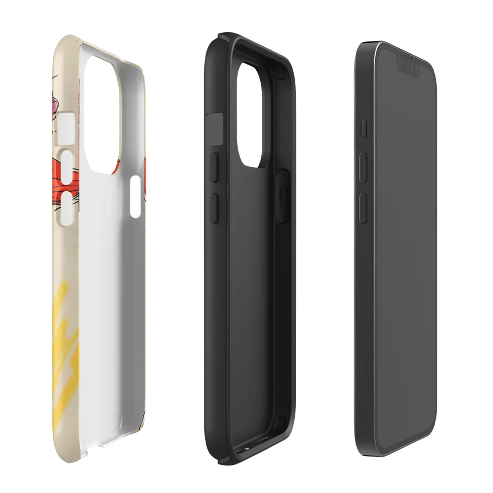 Floral Elegance: A Bold Fashion Statement | Phone Case |  13 Pro | Tough Case | Matte