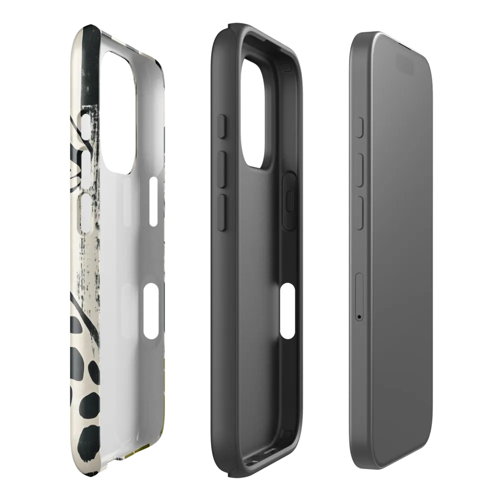 Leopard in Silhouette: A Modern Appeal | Phone Case |  16 Pro | Tough Case | Glossy