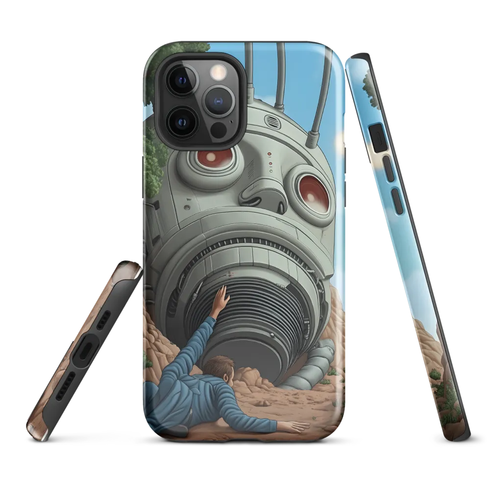 The Descent into Technological Abyss | Phone Case |  12 Pro Max | Tough Case | Glossy