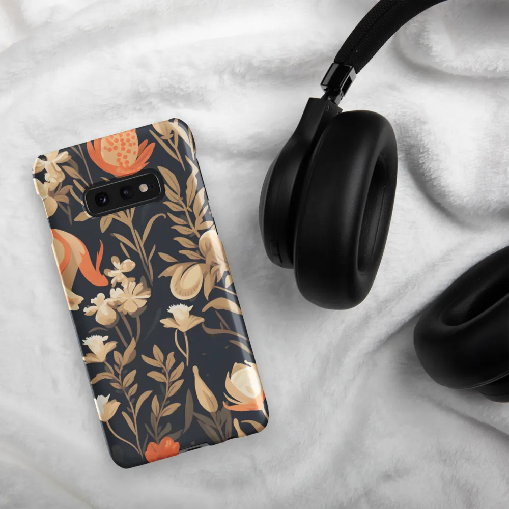Floral Harmony: A Dance in the Dark