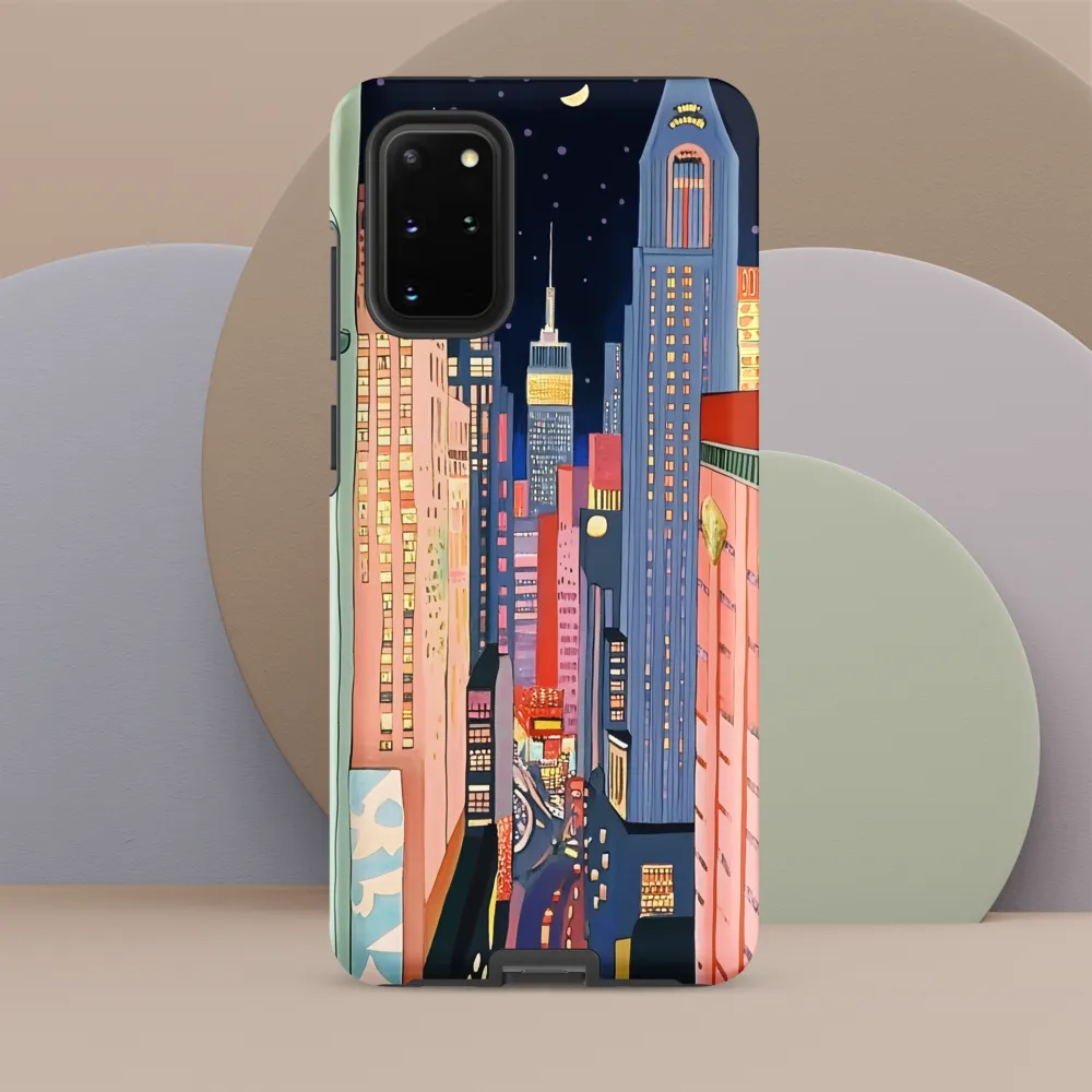 Urban Dreamscape: A Pop Art Night | Phone Case |  S20 Plus | Tough Case | Matte