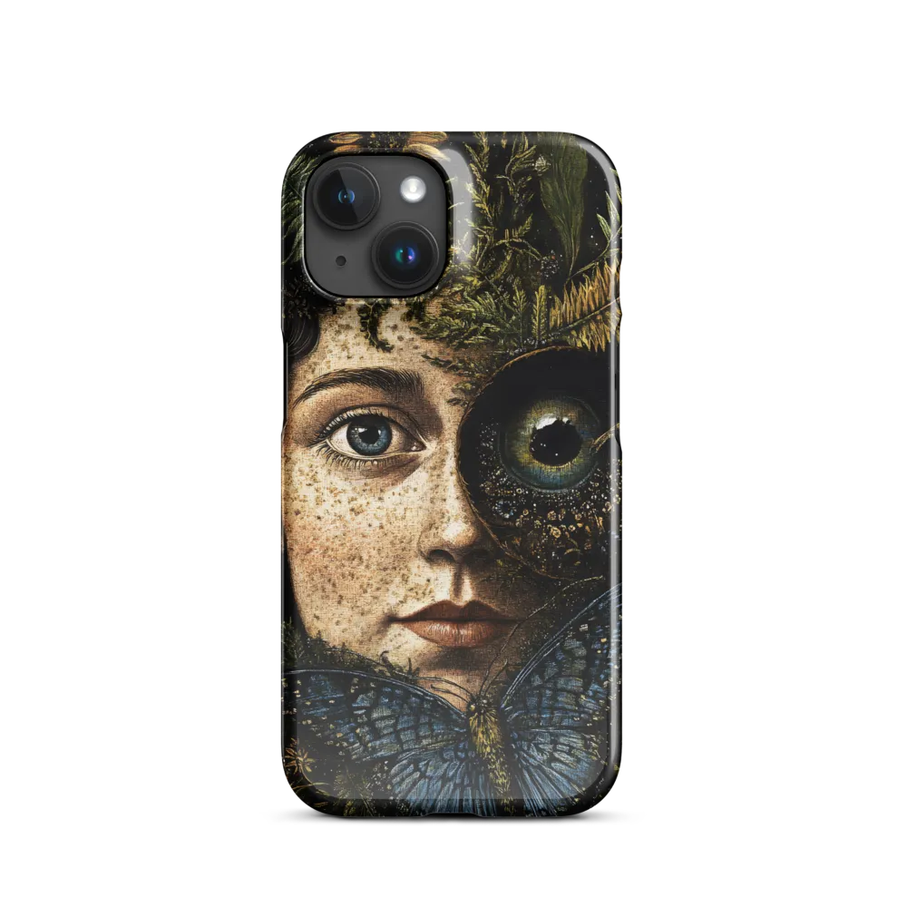 Nature's Embrace: A Surreal Portrait | Phone Case |  15 | Snap Case | Glossy